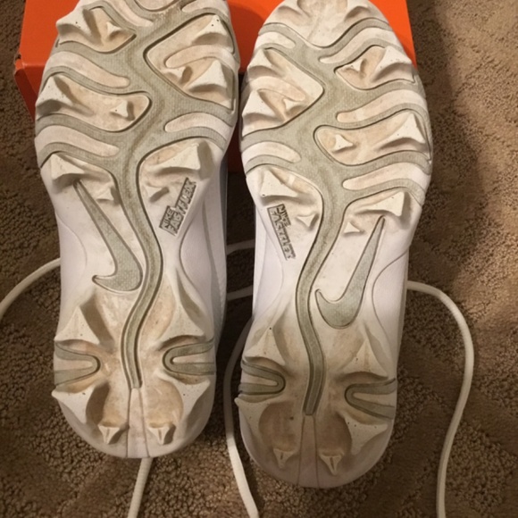 Nike Vapor Edge Shark 2 BG Cleats Little Girls Size 13 - Picture 7 of 8